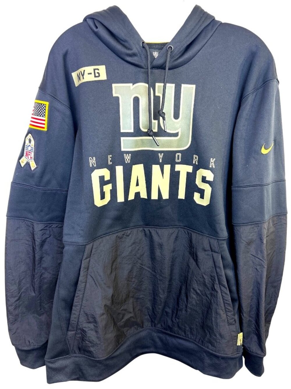 NWT Authentic Nike New York Giants 2020 Men's XL NFL Salute to Service Hoodie